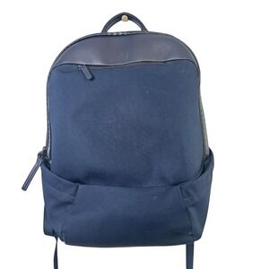 Troubadour Apex Backpack Laptop Travel Work Bag Navy Lightly Used Minimalist